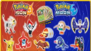 Coleção Pokémon Sun e Moon - Mc Lanche Feliz Dezembro 2017
